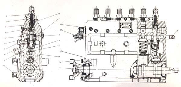 Elemento 2 de la bomba de JOHN DEERE 418 455 512/2418455512 émbolo de la inyección del motor del combustible diesel