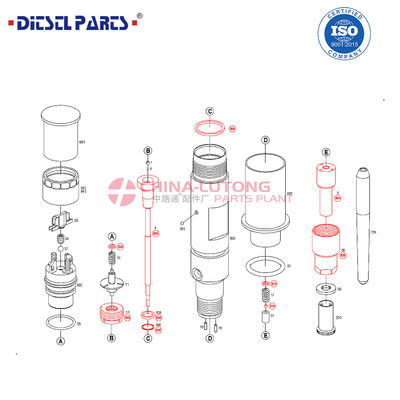 Common Rail Fuel Injector 0 445 120 044 for  Engine OE 51 10100 6049