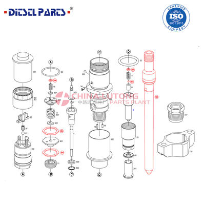Common Rail Fuel Injector 0 445 120 231   for  WA200, WA250, WA320, WA380