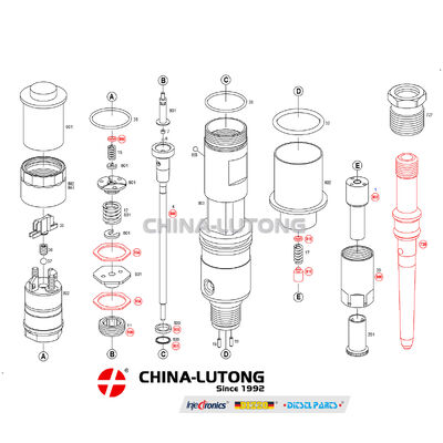 Diesel Fuel Injector 0 445 120 020    for Ren-ault DCI11 E / Dongfeng DCI11 Heavy Truck Diesel Engine
