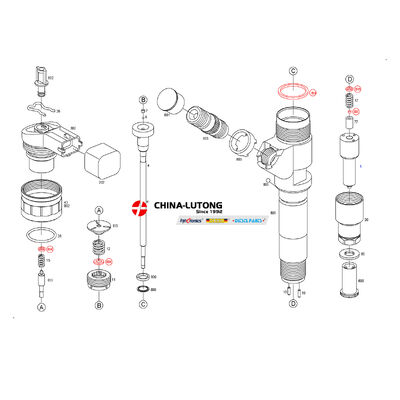 Common Rail Fuel Injector 0 445 120 027 504047753 for Ive-co F3BE0681E Euro4 Diesel Engine