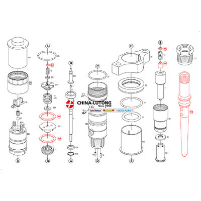 Diesel Common Rail Fuel Injector 0445120114     0 445 120 114 for Cum-mins ISBe ISDe Engine OE 4940439  Auto Dodge Ram
