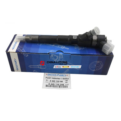 Inyector de combustible 0 445 110 248 Inyector de combustible diesel para el tren común para BOS-CH 0445110247 504380117